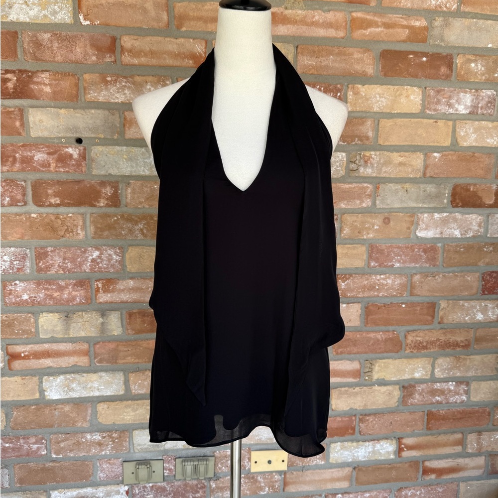 Haute Hippie Black Halter Tank Top - Picture 3 of 8